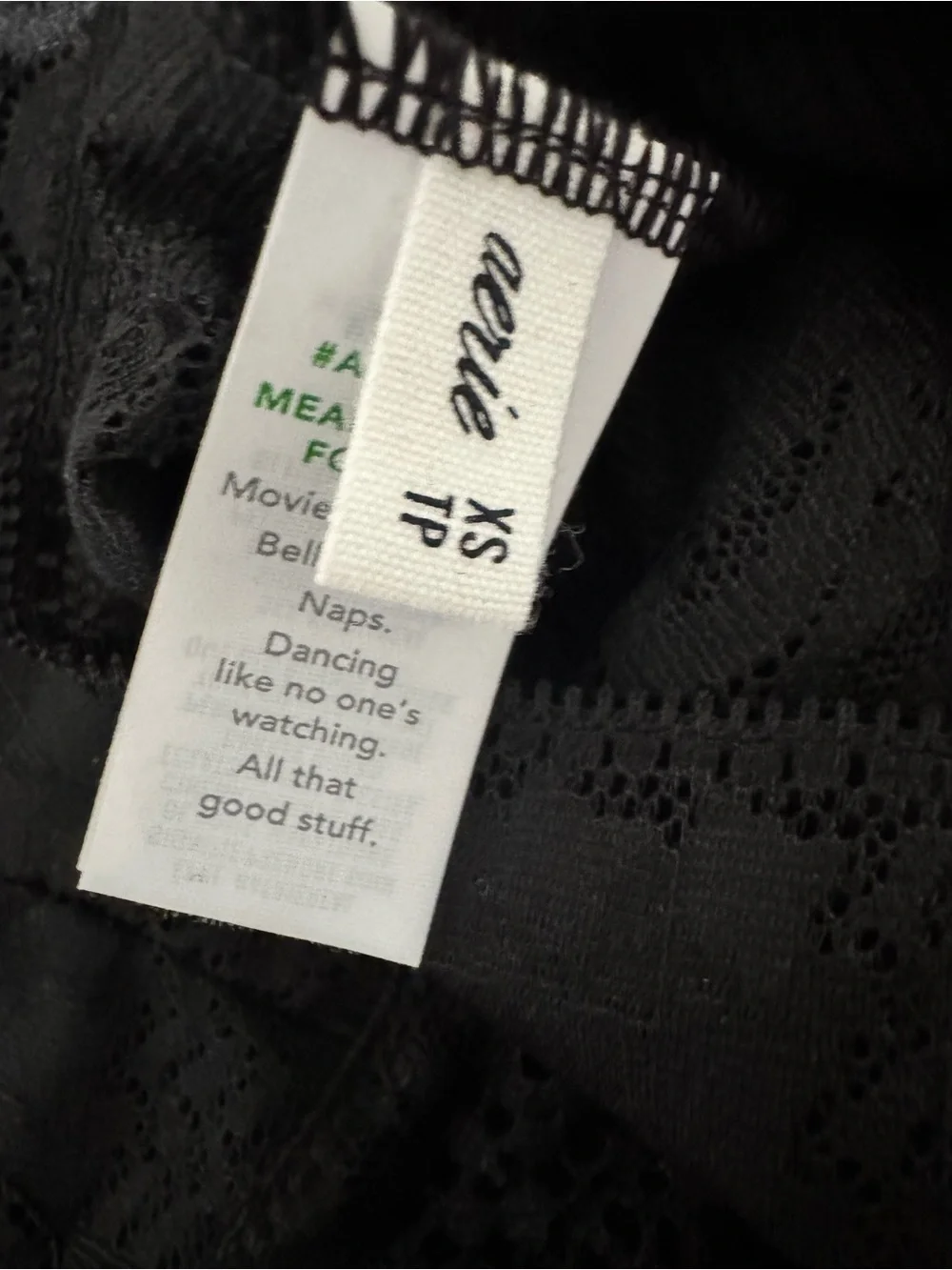 aerie Black Lace V-Neck Bralette | New with Tags